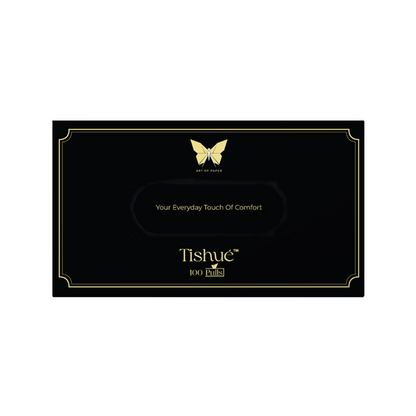 Tishue 2 Ply Facial Tissue Box | 100 Pulls  | Elegant Series