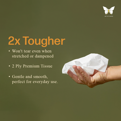 Tishue 2 Ply Facial Tissue Box | 100 Pulls  | Celebration Series Tissues